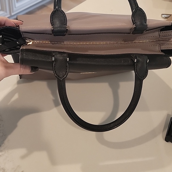 Kate Spade Black and Purple New York Colorblock Leather Satchel - Picture 2 of 13